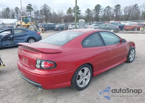 2006 Pontiac Gto z USA, uszkodzony, nr VIN 6G2VX12U66L560580